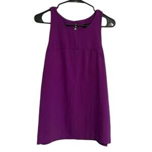 Banana Republic Top Women M Purple Tank Career Classic Closet Staple Spring